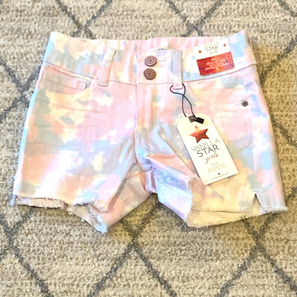 NWT Vanilla Star Cut Off Jean Shorts Adjustable Waist